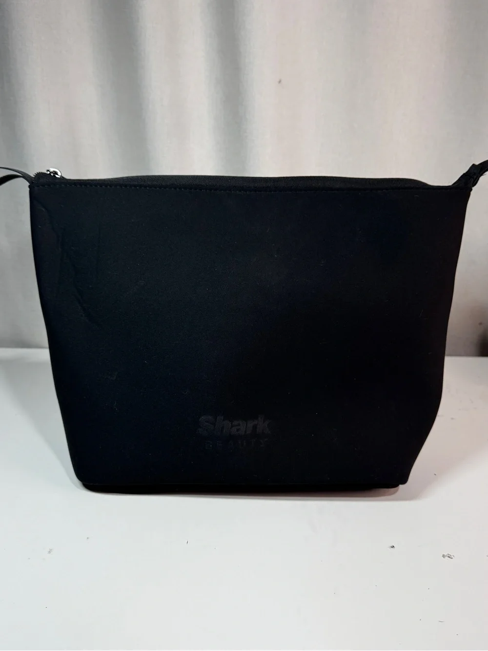 Shark Black Neoprene Zippered Case w/ Accessory Compartments 12x7.5x4.5